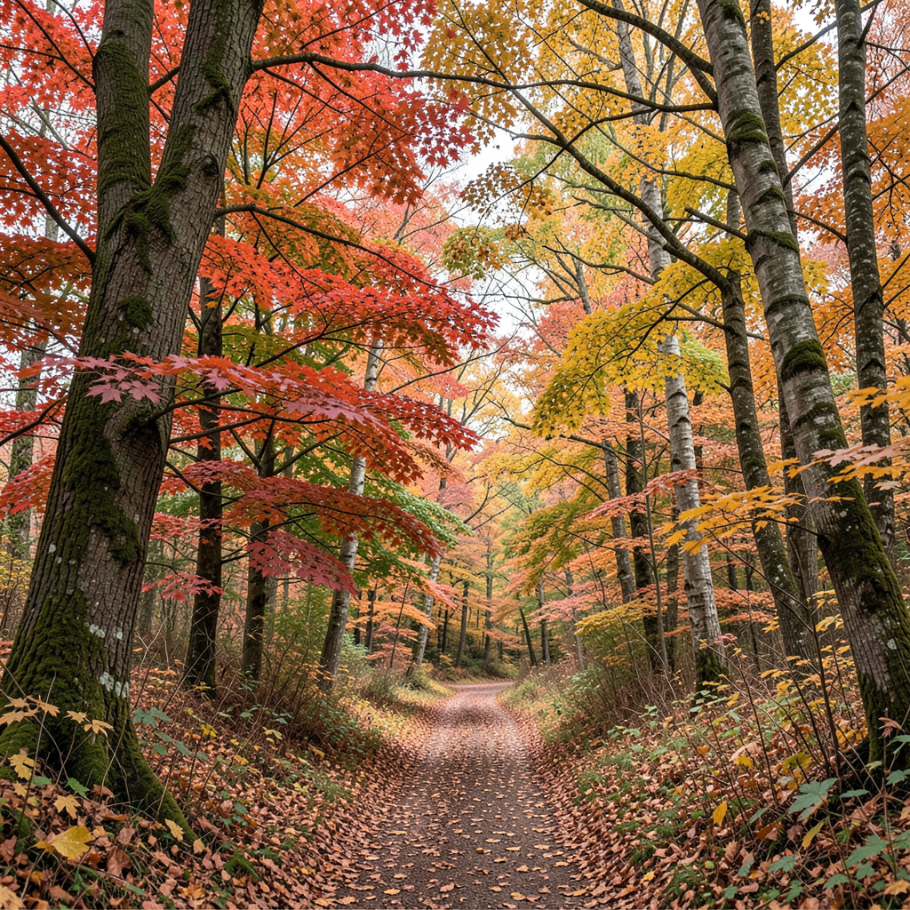 Coed y Gopa in Conwy named UK's most colourful autumn woodland